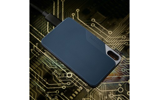 Intenso TX100 2 To - Bleu, Gris - SSD externe USB-C
