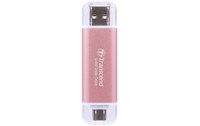 Transcend ESD310 512 Go - Rose - SSD externe USB-C & USB-A