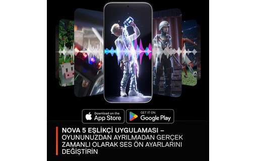 Casque gaming sans fil SteelSeries Arctis Nova 5, Noir - Bluetooth