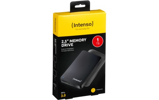 Intenso Memory Drive 1 To - Noir - Disque dur externe 2,5"