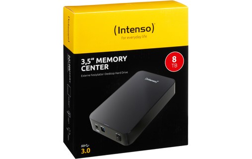Intenso Memory Center 8 To - Noir - Disque dur externe