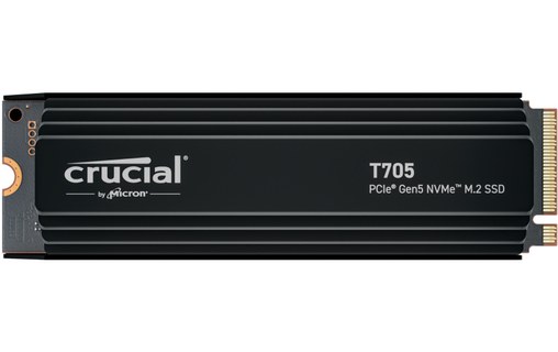 Crucial T705 2 To - SSD M.2 2280 NVMe PCIe 5.0 avec dissipateur