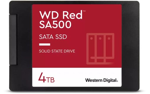 Western Digital Red SA500 4 To - SSD 2,5" 3D NAND