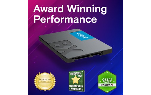 Crucial BX500 4 To - SSD 2,5" 3D NAND