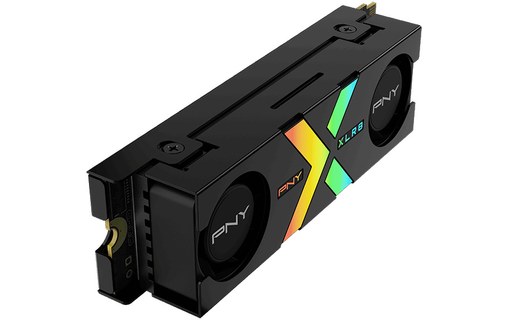 PNY CS3150 1 To - SSD M.2 2280 NVMe PCIe 5.0 3D NAND avec dissipateur RGB