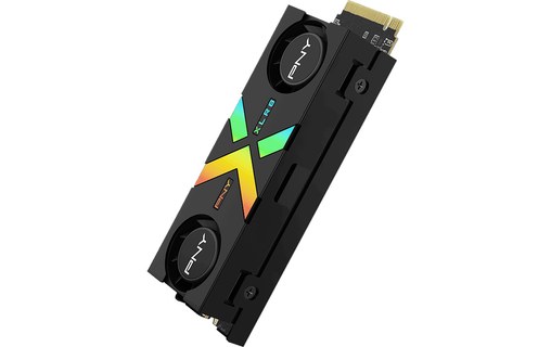 PNY CS3150 1 To - SSD M.2 2280 NVMe PCIe 5.0 3D NAND avec dissipateur RGB