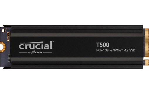 Crucial T500 1 To - SSD M.2 NVMe PCIe 4.0 TLC avec dissipateur