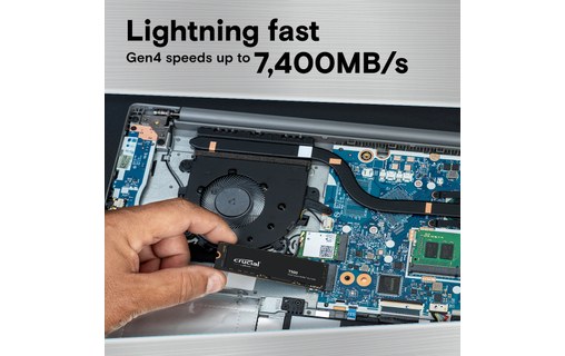 Crucial T500 2 To - SSD M.2 2280 NVMe PCIe 4.0 TLC