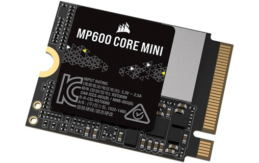Corsair MP600 Mini 2 To - SSD M.2 2230 NVMe PCIe 4.0 QLC