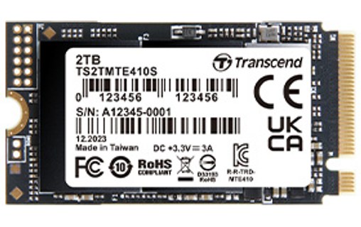 Transcend 410S 2 To - SSD M.2 2242 NVMe PCIe 4.0 3D NAND
