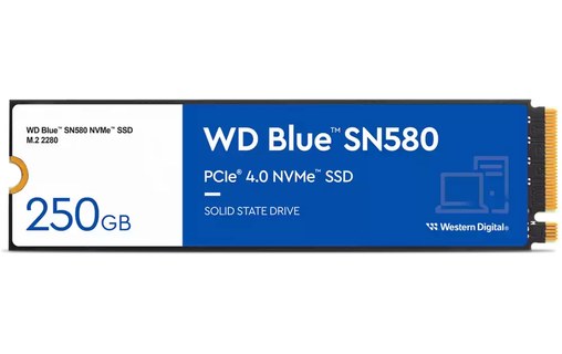 Western Digital Blue WDS200T3B0E 2 To - SSD M.2 2280 NVMe PCIe 4.0 TLC