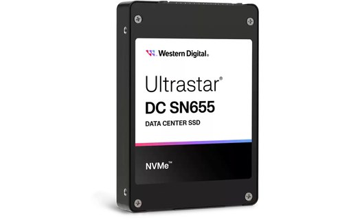 Western Digital Ultrastar DC SN655 ISE 15,36 To - SSD U.3 NVMe PCIe 4.0 TLC
