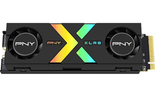 PNY CS3150 1 To - SSD M.2 2280 NVMe PCIe 5.0 3D NAND avec dissipateur RGB