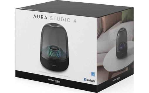 Enceinte Bluetooth Harman Kardon Aura Studio 4 Noire, Transparente