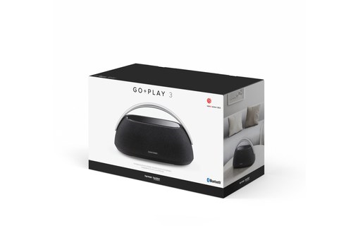Enceinte Bluetooth portable Harman Kardon Go + Play 3, Noire