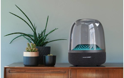 Enceinte Bluetooth Harman Kardon Aura Studio 4 Noire, Transparente