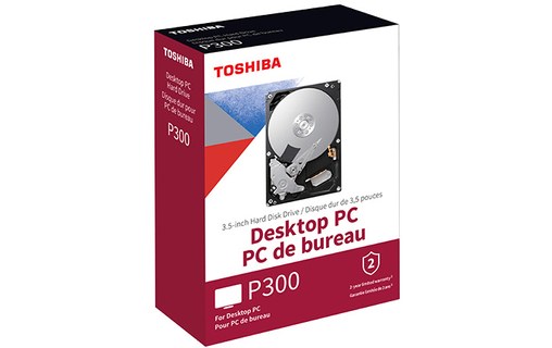 Toshiba P300 6 To - Disque dur 5400 tr/min - HDWD260UZSVA