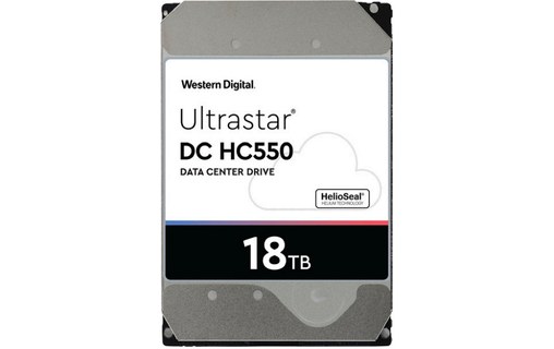 Western Digital Ultrastar DC HC550 18 To - Disque dur 7200 tr/min - 0F38459