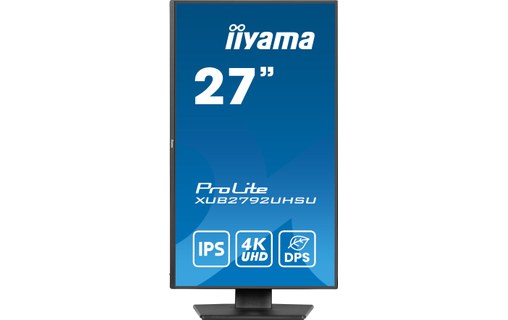 Écran 27" iiyama ProLite XUB2792UHSU-B6 - 4K USB-C