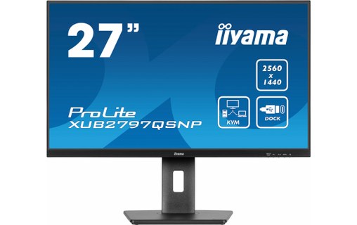 Écran 27" iiyama ProLite XUB2797QSNP-B1 - USB-C