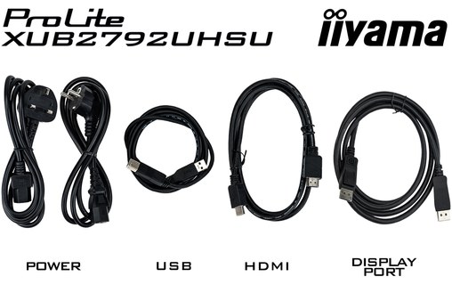 Écran 27" iiyama ProLite XUB2792UHSU-B6 - 4K USB-C