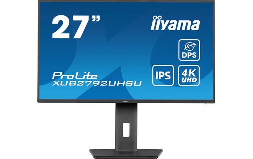 Écran 27" iiyama ProLite XUB2792UHSU-B6 - 4K USB-C