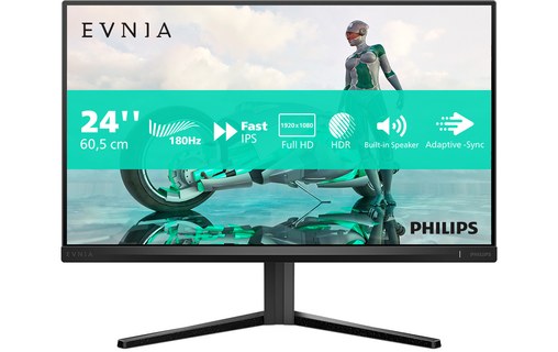 Écran Gaming 23,8" Philips Evnia 3000 24M2N3200S/00 - 180 Hz HDMI/DisplayPort