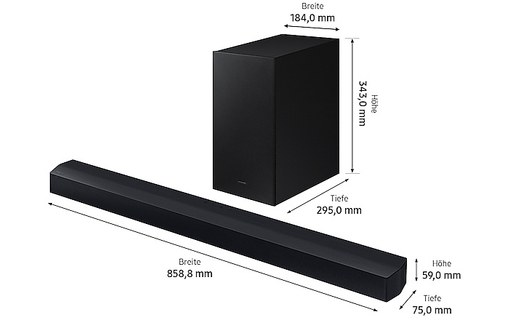 Barre de son Samsung C-series HW-C460G Noire