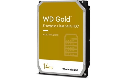 Western Digital WD Gold 14 To - Disque dur 7200 tr/min - WD142KRYZ