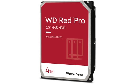Western Digital WD Red Pro 4 To - Disque dur 7200 tr/min pour NAS - WD4005FFBX