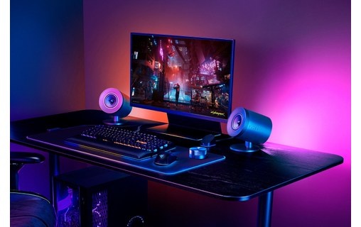 Enceinte PC Razer Nommo V2 Pro, Noire - Bluetooth