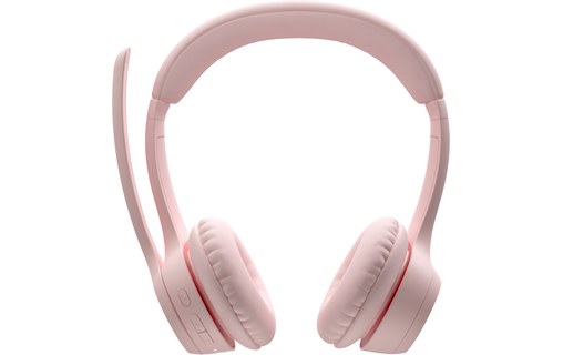 Micro-casque sans fil Logitech Zone 300, Rose - Bluetooth