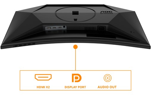 Écran Gaming Incurvé 27" AOC CQ27G4X - 180 Hz HDMI/DisplayPort