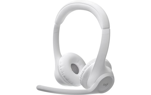 Micro-casque sans fil Logitech Zone 300, Blanc - Bluetooth