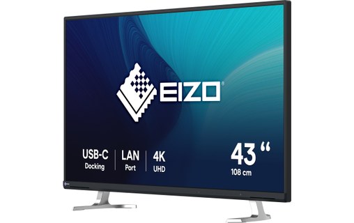 Écran 42,5" EIZO FlexScan EV4340X - 4K - Noir - HDMI/DisplayPort/USB-C