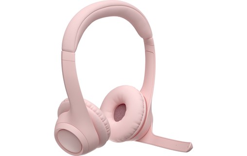 Micro-casque sans fil Logitech Zone 300, Rose - Bluetooth