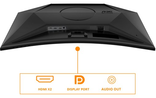 Écran Gaming Incurvé 32" AOC CQ32G4VE - HDMI/DisplayPort
