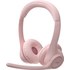 Micro-casque sans fil Logitech Zone 300, Rose - Bluetooth