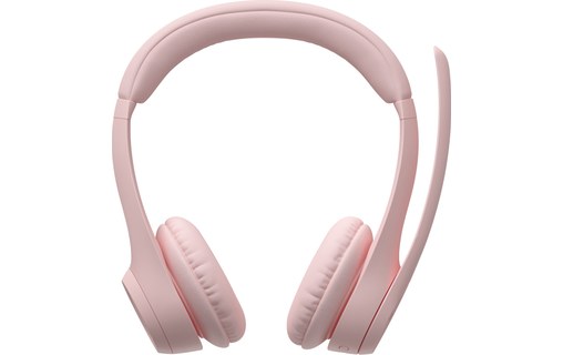 Micro-casque sans fil Logitech Zone 300, Rose - Bluetooth