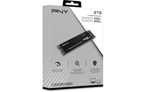 PNY CS1030 2 To - SSD M.2 2280 NVMe PCIe 3.0