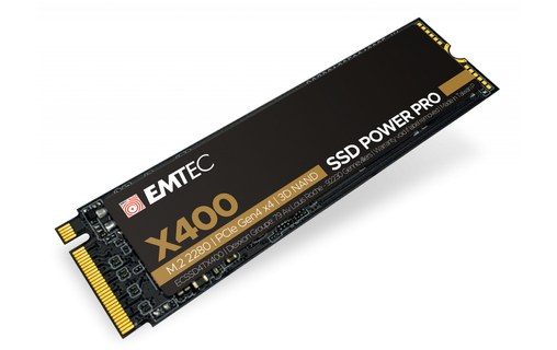 Emtec X400 500 Go - SSD M.2 2280 NVMe PCIe 4.0 3D NAND