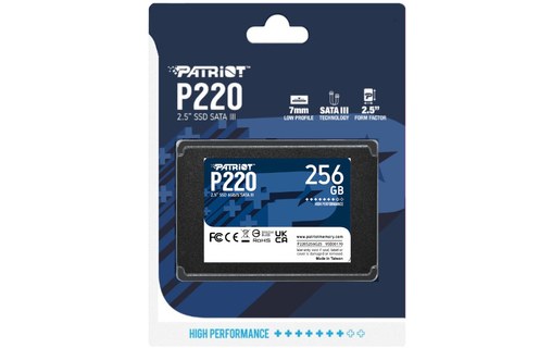 Patriot Memory P220 256 Go - SSD 2,5"