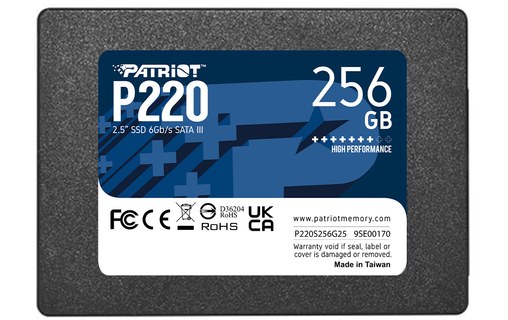 Patriot Memory P220 256 Go - SSD 2,5"