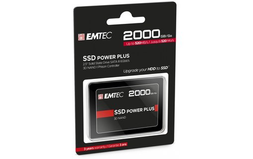 Emtec X150 2 To - SSD 2,5" 3D NAND