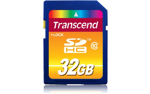 Carte SDHC Transcend TS32GSDHC10 32 Go, NAND