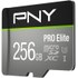 Carte microSDXC PNY PRO Elite 256 Go avec adaptateur SD, UHS-I
