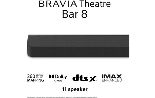 Barre de son Sony Bravia Theatre Bar 8 Noire - Dolby Atmos