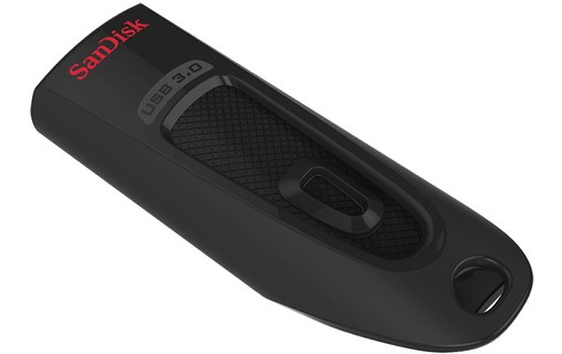 Clé USB SanDisk Ultra 64 Go - Rouge - USB 3.2