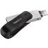 Clé Lightning et USB-A SanDisk iXpand 128 Go - Argent, Gris - USB 3.2