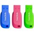 Lot de 3 Clé USB SanDisk Cruzer Blade 16 Go - Bleu, Vert, Rose - USB 2.0